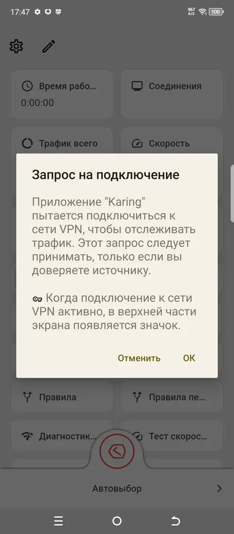 Шаг 12 — разрешение на подключение